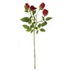 Floare artificială Trandafir roșu, 4 flori, 20 x15 x 70 cm