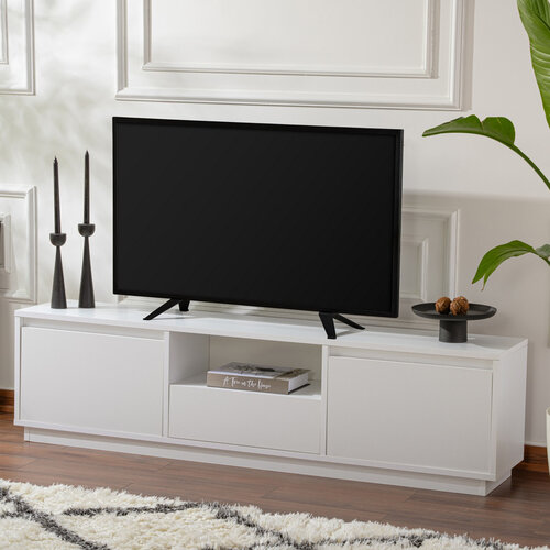 Stolik TV Vanguard Natural White