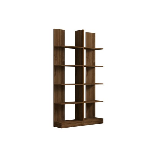 Ikiz Walnut könyvespolc