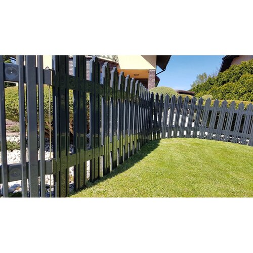 Gartenzaun Mega Anthrazit, 4,7 m