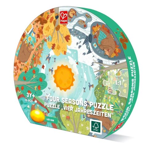Hape Puzzle - Štiri letni časi