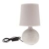 Ceramiczna lampa stołowa Luna, 29 cm, beżowy