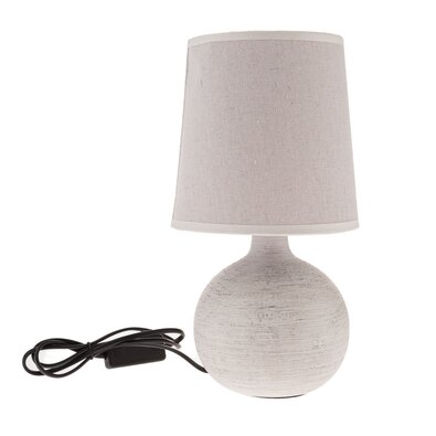 Ceramiczna lampa stołowa Luna, 29 cm, beżowy