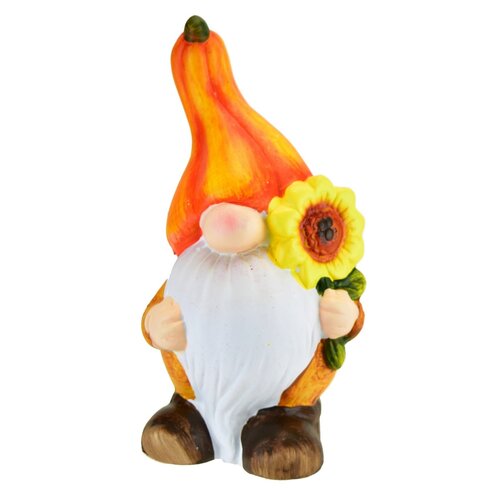 Kerámia manó napraforgóval, 7,5 x 17 x 7,5 cm