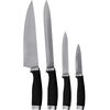 Set de cuțite din inox Excellent Pastel, 4 buc., negru