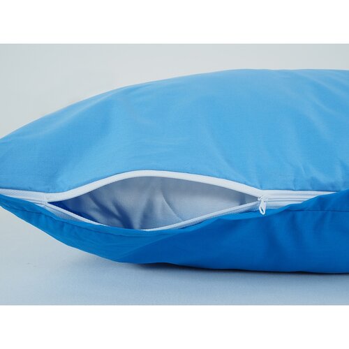B.E.S. Petrovice Lenjerie de pat din bumbac Double face cobalt/albastru, 140 x 220 cm, 70 x 90 cm