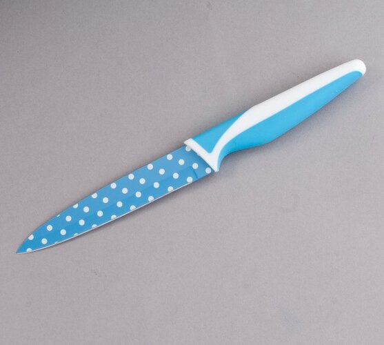 Teflónový nôž s chňapkou ZADARMO modrá