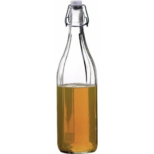 Sticlă cu închidere cu clips, 1 l, 6 buc.