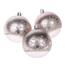 Set de decorațiuni de Crăciun Silver 8 cm, 3 buc.