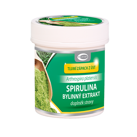 Topvet Bylinný extrakt Spirulina, 60 toboliek