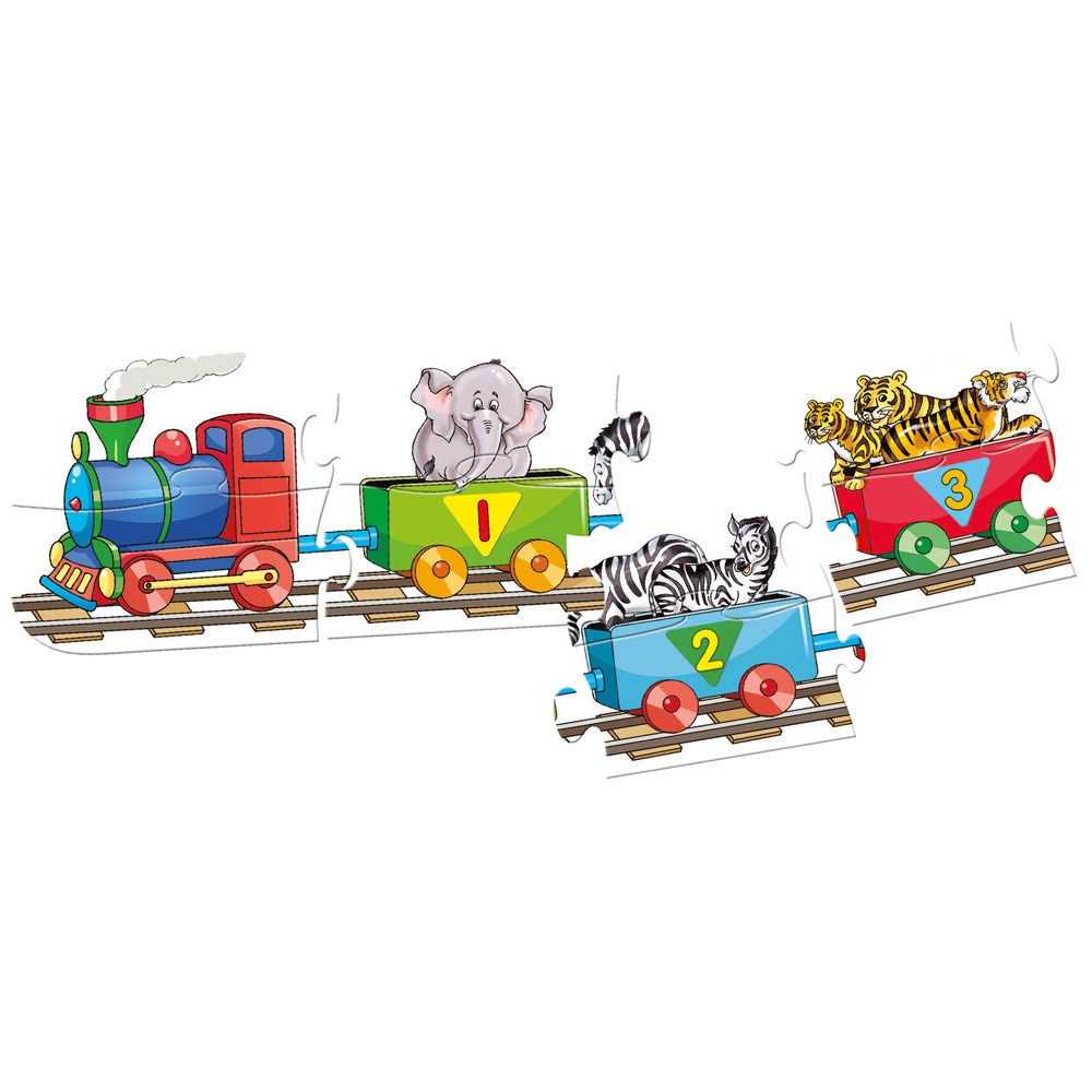 Bino Puzzle vlak s čísly