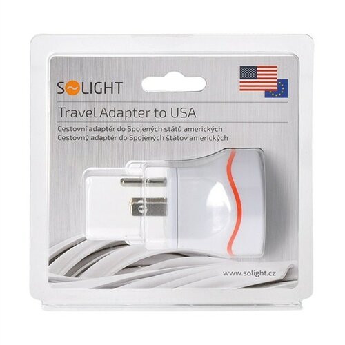 Solight PA01-USA Cestovní adaptér pro použití  v USA