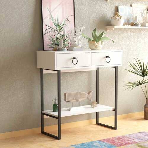 Dekorativer Tisch Valeri White