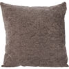 Polštářek Chenille Dark Brown, 45 x 45 cm