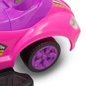 Baby Mix Dětské odrážedlo s vodící tyčí 3v1 Mega Car, růžová