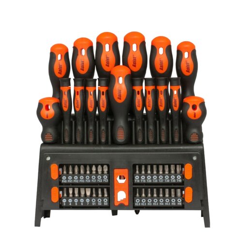 Asist AR33-2001 komplet izvijač in bitov, 50 kos