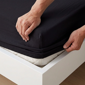 Cearșaf de pat 4Home jersey IDEAL negru, 70 x 140 cm