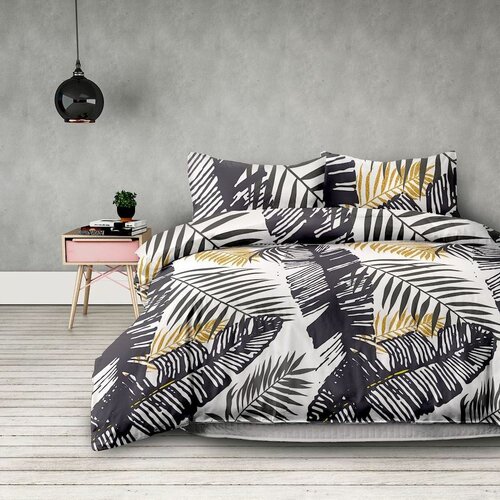 Lenjerie Restilo Fern, 200 x 220 cm, 2 buc. 70 x 90 cm