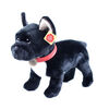 Rappa Plišasti francoski buldog z ovratnico, 30 cm