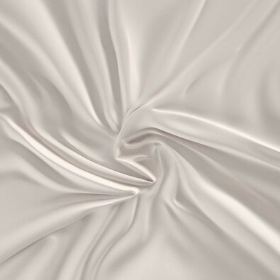 Cearșaf de pat Kvalitex Luxury collection din satin alb, 220 x 200 cm + 15 cm