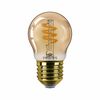 Żarówka LED Philips E27 P45 3W (25W) 2200K zfunkcją ściemniania, bursztynowa