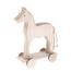 Дерев'яна декорація Коник на коліщатках, 11,5 x 16 см