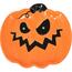 Dekoračný tanier na Halloween Tekvica, 16 cm