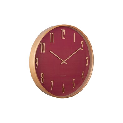Karlsson 5996RD dizajnové nástenné hodiny červená, pr. 40 cm
