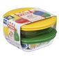 Pyrex szögletes üvegedény készlet 2 db, 0,3 l