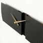Nástěnné hodiny Origami APS097, Black, 16 x 49 cm