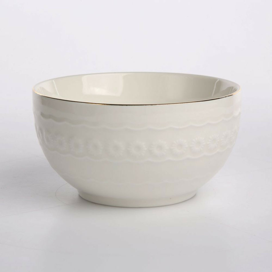 Altom Porcelánová miska Laura goldline, 13 cm