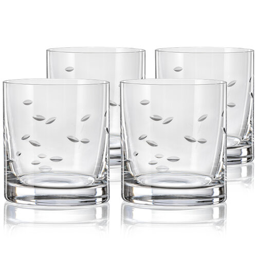 Crystalex CXBR083 Set 4 pahare de whisky, 280 ml