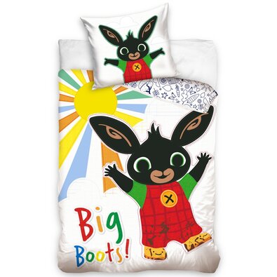 Otroška posteljnina Zajíček Bing in DuhovéSluníčko, 140 x 200 cm, 70 x 90 cm