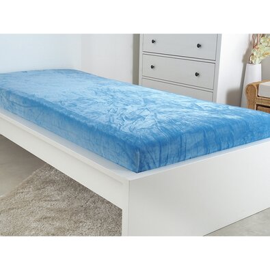 B.E.S. Petrovice Laken Mikroflanell Blau, 90 x 200 cm