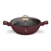 BerlingerHaus Wok fedővel Leonardo 30 cm