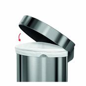 Simplehuman Pedálový odpadkový koš 45 l, matná ocel