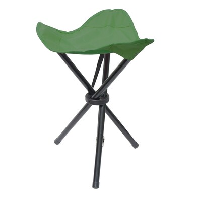 Összecsukható háromlábú szék zöld