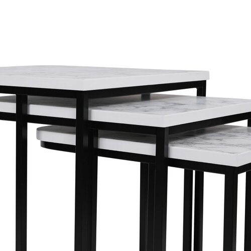 Odkladací stolík Metal Zigon, 3 ks