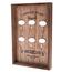 Schlüsselbrett aus Holz Vintage Home, 20 x 30 x 3 cm