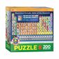 EuroGraphics Puzzle Kreslená periodická tabuľka prvkov, 200 dielikov