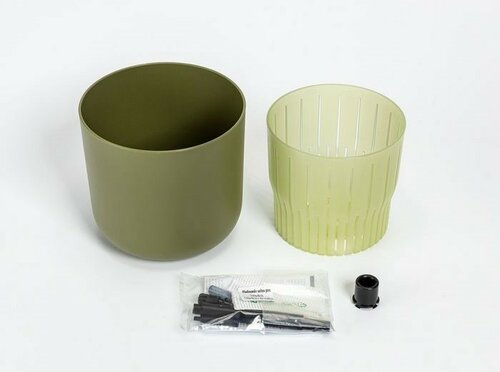 Plastia Doniczka samonawadniająca Tolita Air zielony, śr. 16 cm