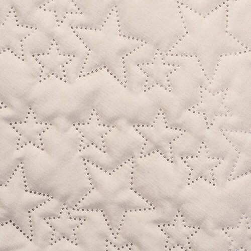 4Home Tagesdecke Doubleface Stars beige, 140 x 240 cm, 1x 40 x 40 cm