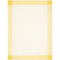 Konyhai törlőkendő, 3 db-os szett, sárga  , 50 x 70 cm