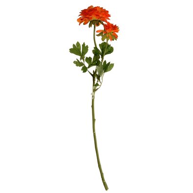 Umělá květina Gerbera 60 cm, oranžová
