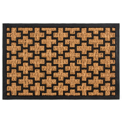 Kokosnussmatte Criss Cross, 40 x 60 cm