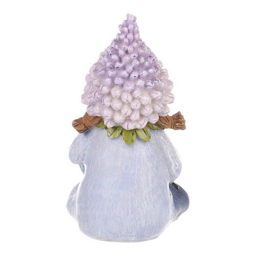 Dekoracija lavanda lutka sedajoča, 6 x 12 x 7 cm,poliresin