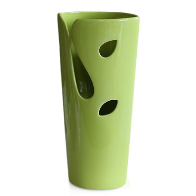 Wazon ceramiczny Spring mood, zielony