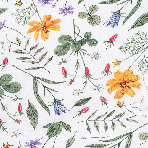 4Home Wildflower Bliss krep posteljnina, 140 x 200 cm, 70 x 90 cm