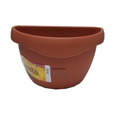 Plastia Samozavlažovací květináč na zeď Siesta,terakota, 29 cm
