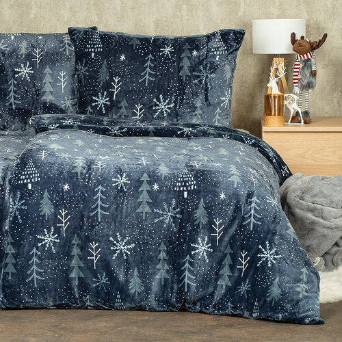 4Home Posteljnina iz mikroflanela Silent night,140 x 220 cm, 70 x 90 cm